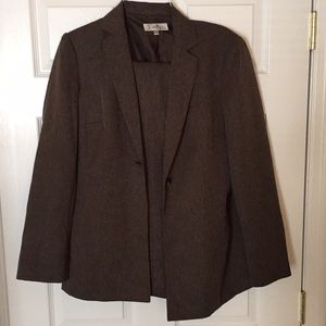 Women’s Dark Brown Pantsuit by Emily Size 12
